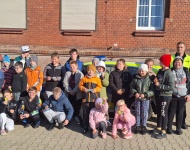 BEZPIECZNA DROGA DO SZKOŁY- SPOTKANIE Z POLICJANTEM