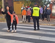 BEZPIECZNA DROGA DO SZKOŁY- SPOTKANIE Z POLICJANTEM