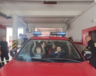 WYCIECZKA DO STRAŻY POŻARNEJ 